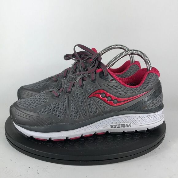 Saucony Echelon 6 Gray/Pink Athletic Running Shoes S10384-1 Women’s Size 8 - Picture 8 of 12